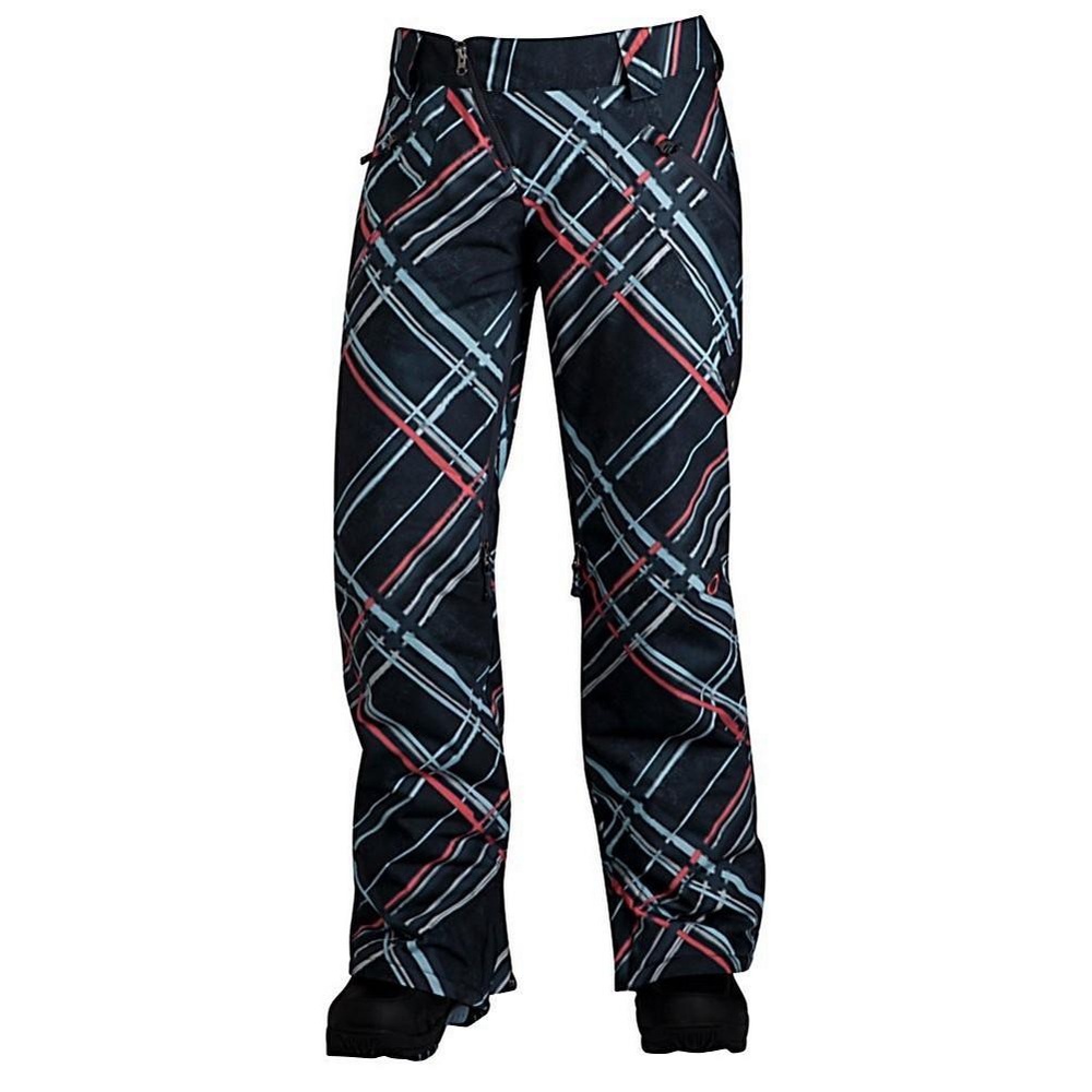 Oakley Resilient Snow Ski Pants Women’s Size S Black Plaid Waterproof Insulated